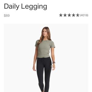 COPY - Black Vuori legging. Size s